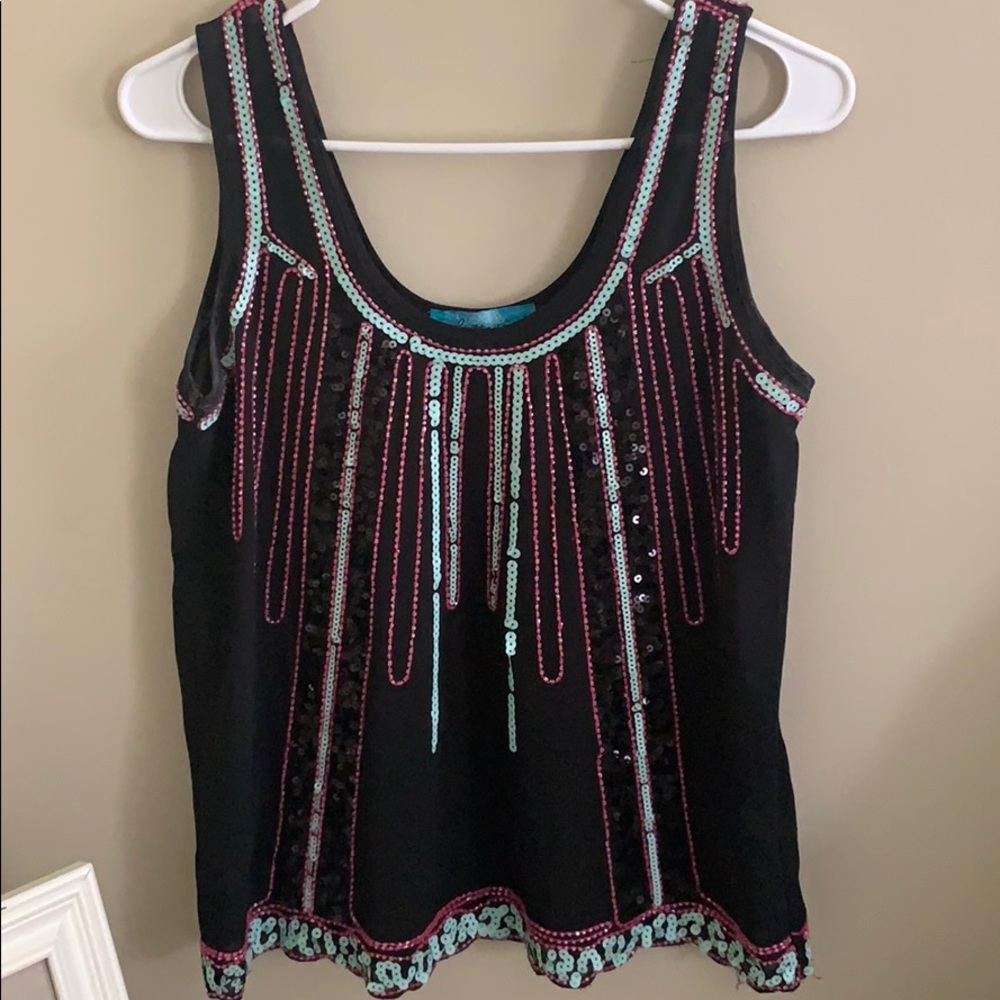 So fun sequin tank top!